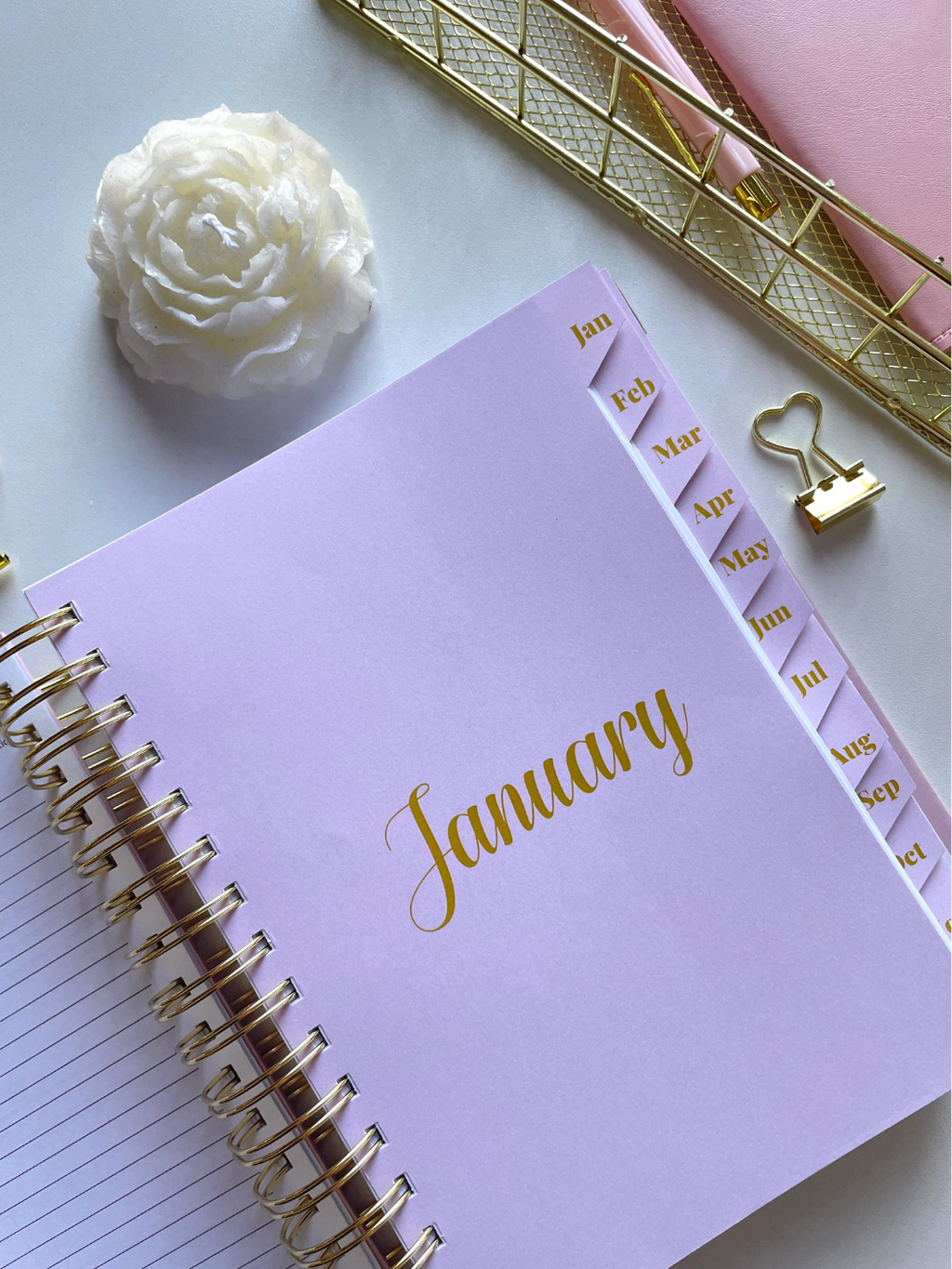 Black terrazzo 2026 Daily Planner