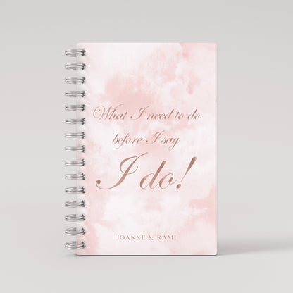 Rose Gold Foil Wedding Planner