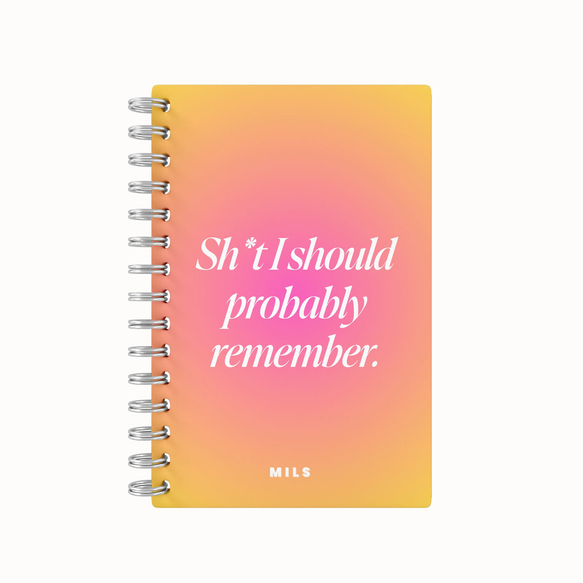 Sh*t I Should Remember Lined Notebook - Gradient Sunset
