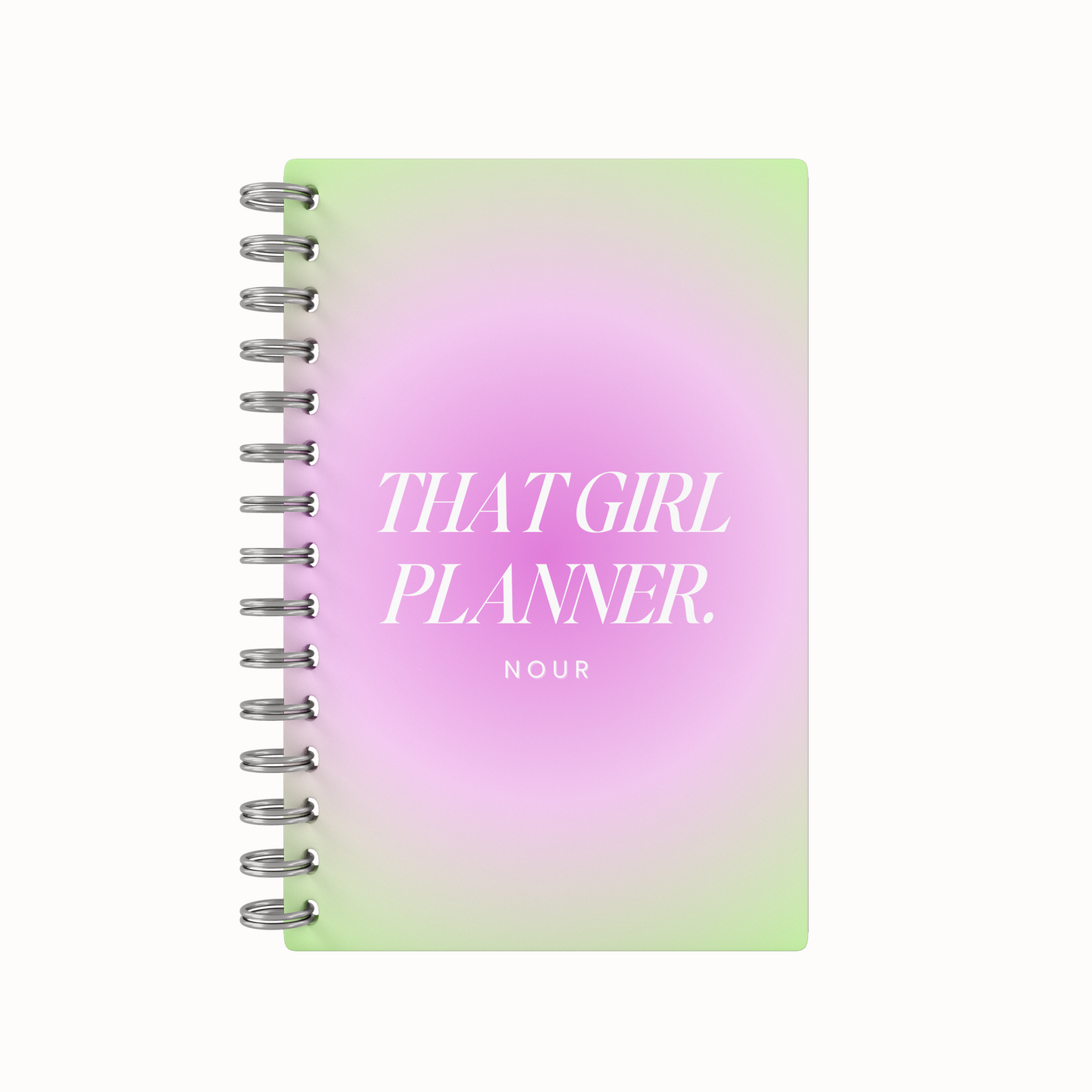 That Girl Undated Daily Planner - Gradient Greenish