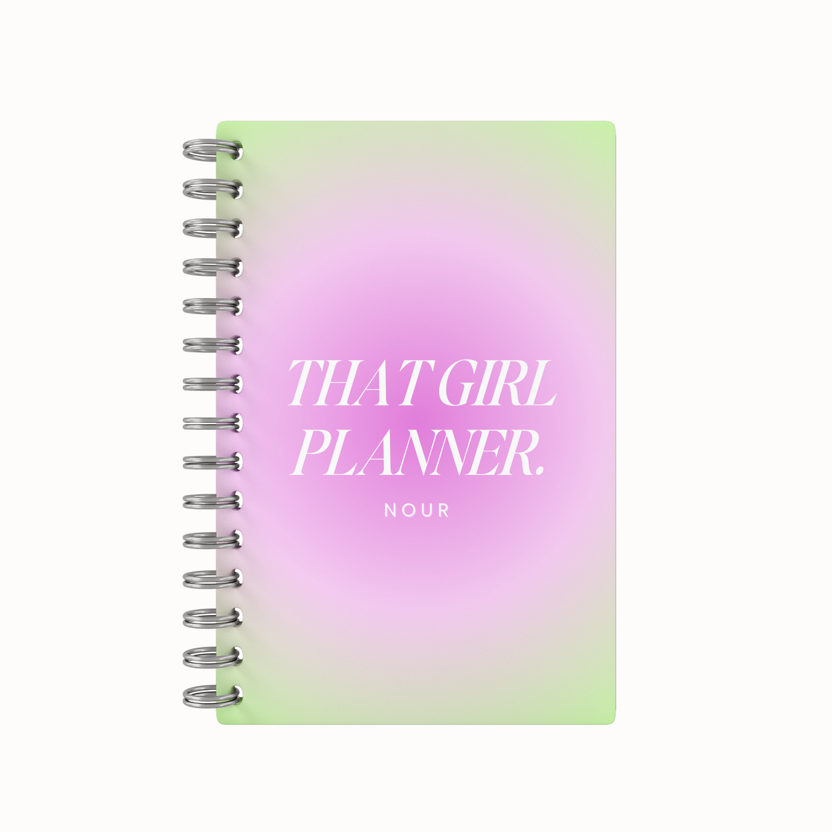 That Girl Undated Daily Planner - Gradient Greenish