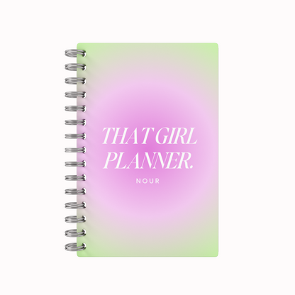 That Girl Undated Daily Planner - Gradient Greenish