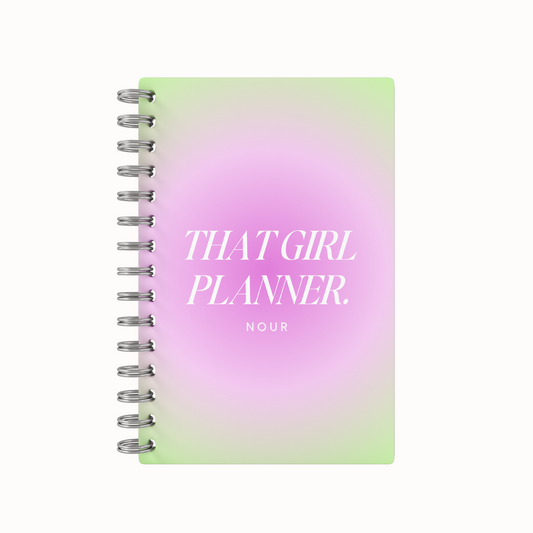 That Girl Undated Daily Planner - Gradient Greenish