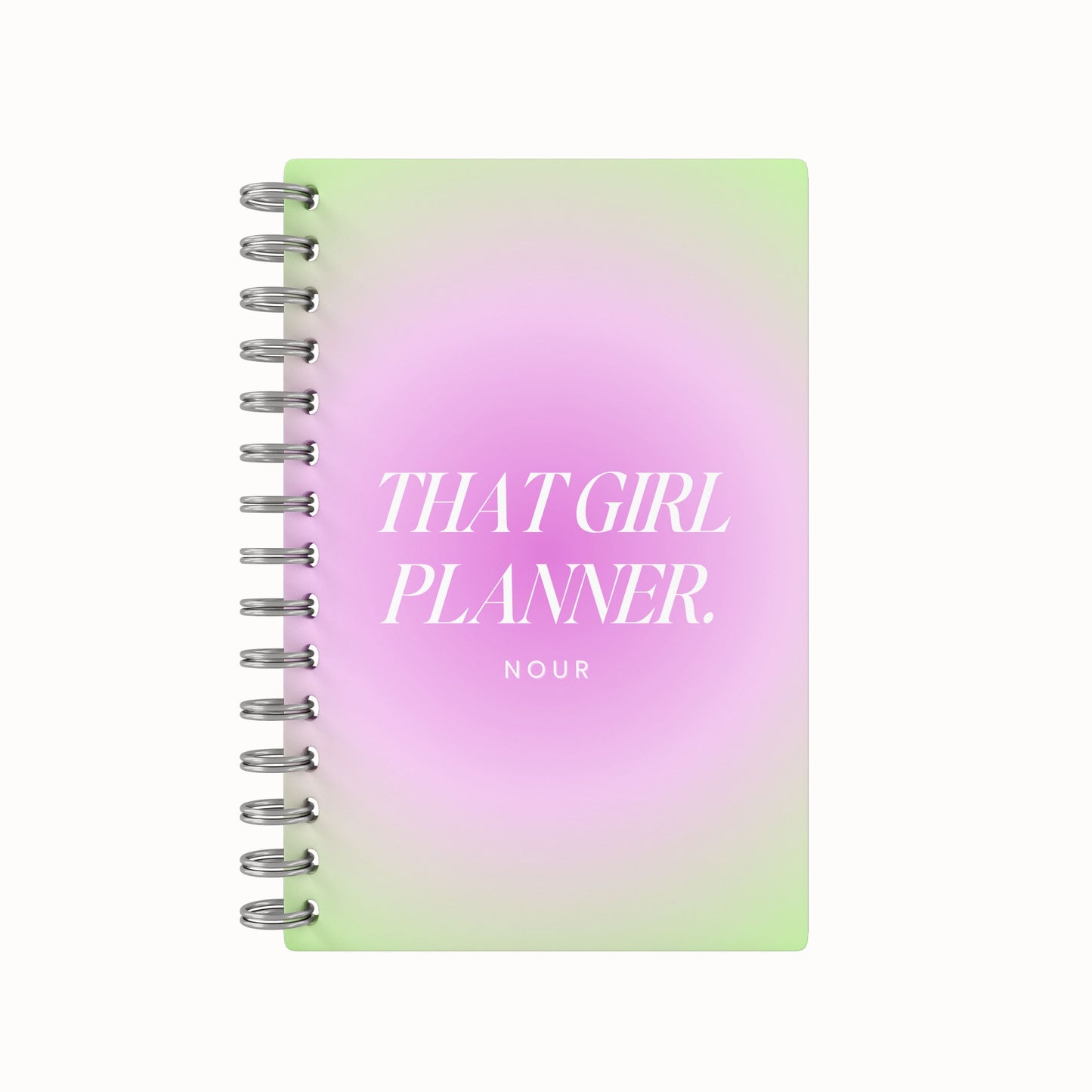 That Girl Planner 2026 Desk Planner - Gradient Greenish