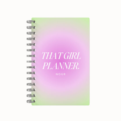 That Girl Planner 2026 Desk Planner - Gradient Greenish