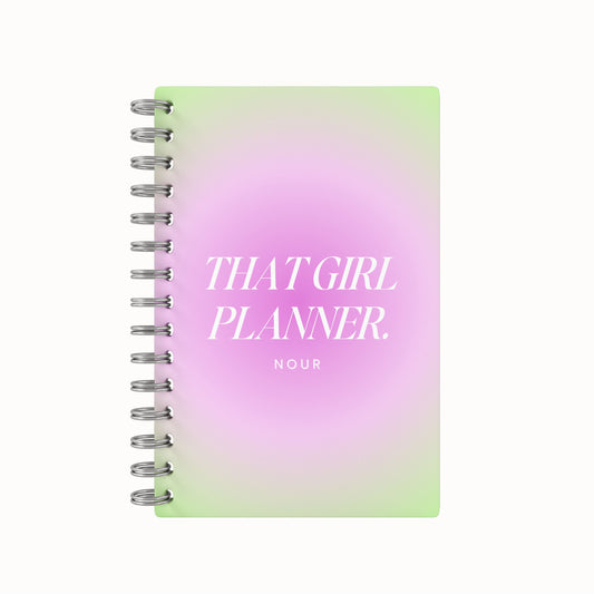 That Girl Planner 2026 Desk Planner - Gradient Greenish