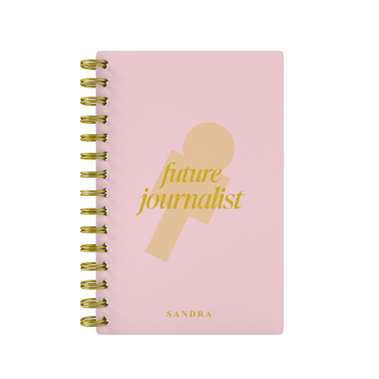 Future Journalist - Foil Lined Notebook