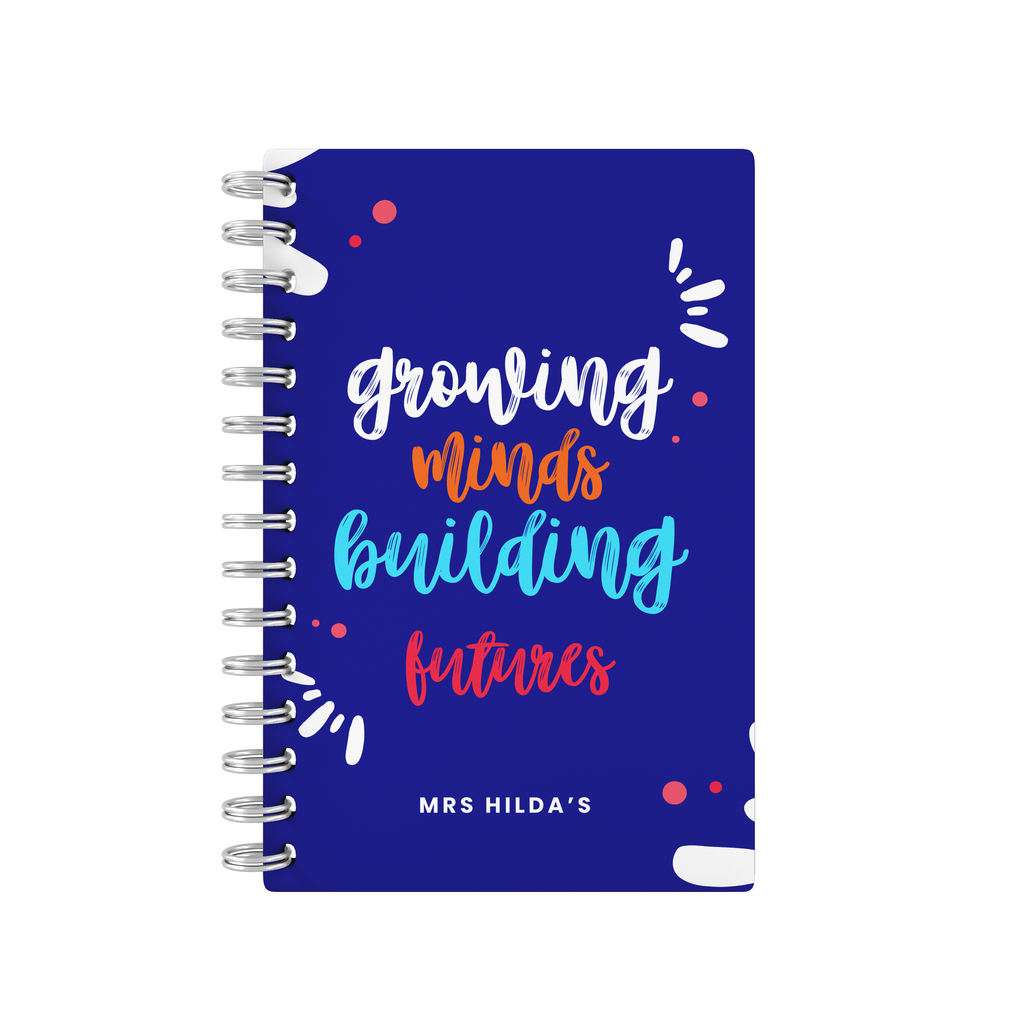 Growing Minds Building Futures Dark Blue - Teacher Planner