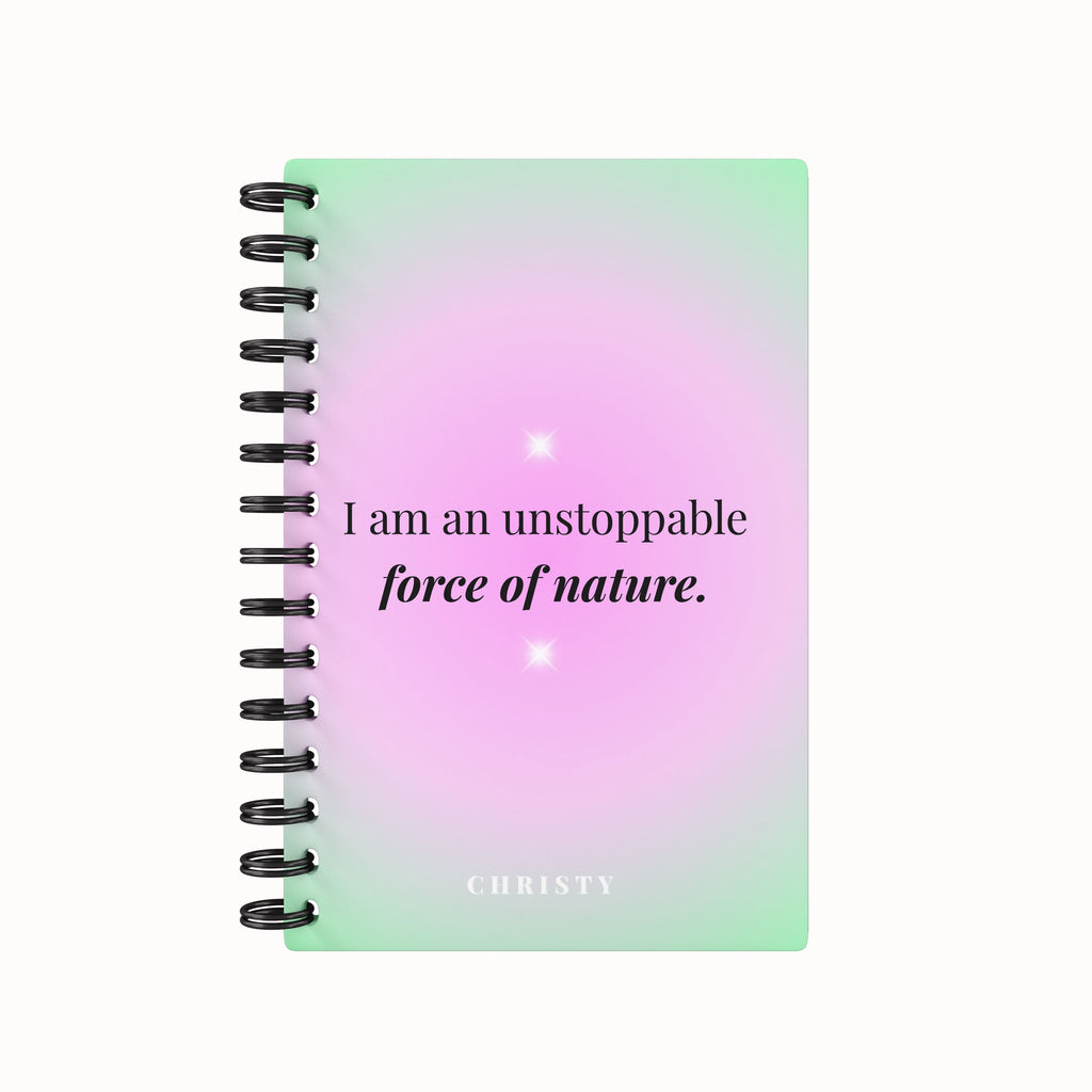 Unstoppable 2026 Weekly Planner - Gradient Greenish