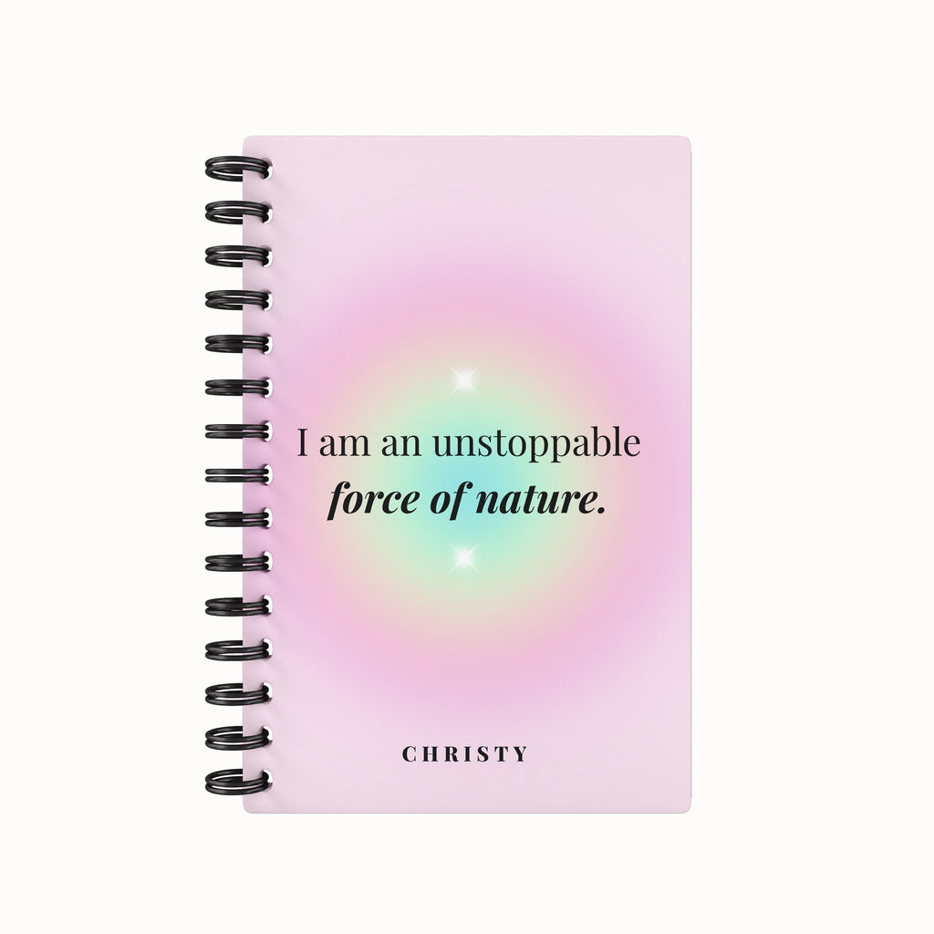 Unstoppable Lined Notebook - Gradient Rainbow