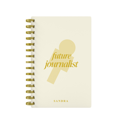 Future Journalist - Foil Lined Notebook