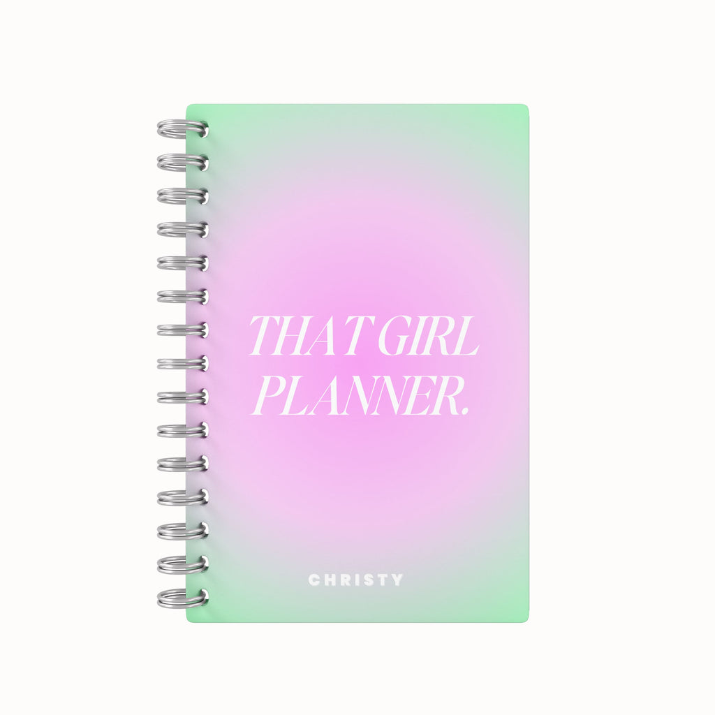 That Girl Planner 2026 Weekly Agenda - Gradient Greenish