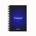 Focused. 2026 Weekly Planner - Gradient Black