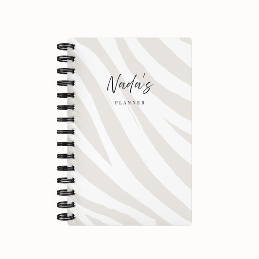 Zebra Stripes Lined Notebook