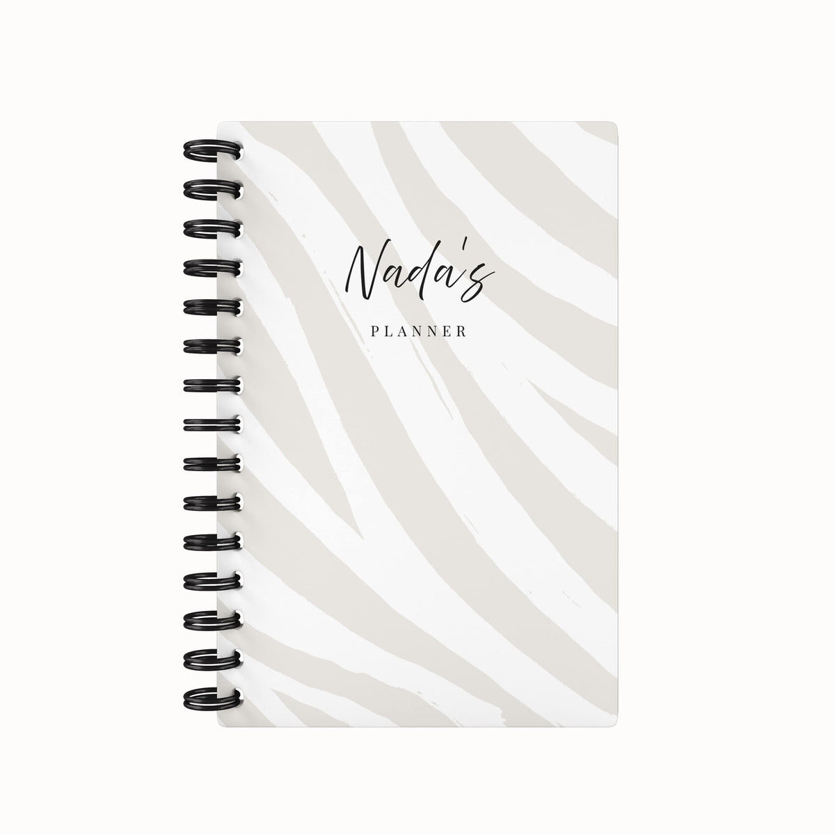 Zebra Stripes Undated Daily Planner