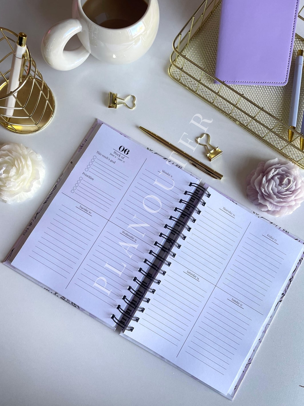 Dream It Foil 2025 Weekly Planner