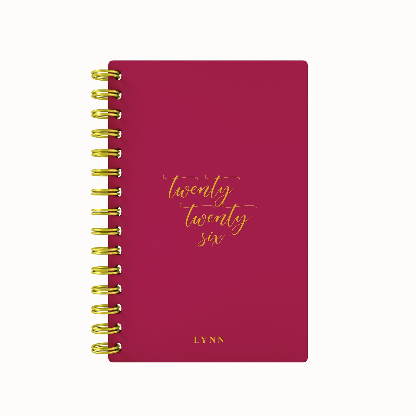 Vegan Leather Foil 2026 Weekly Planner