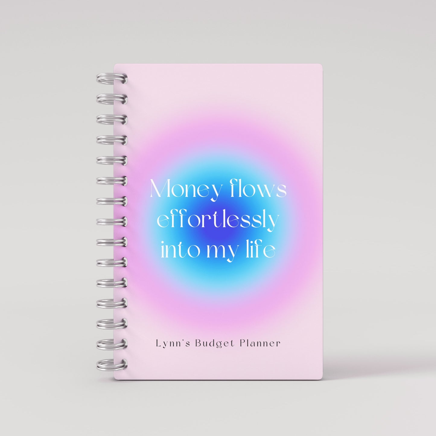 Money Flows Budget Planner - Blue Rainbow