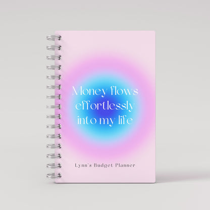 Money Flows Budget Planner - Blue Rainbow