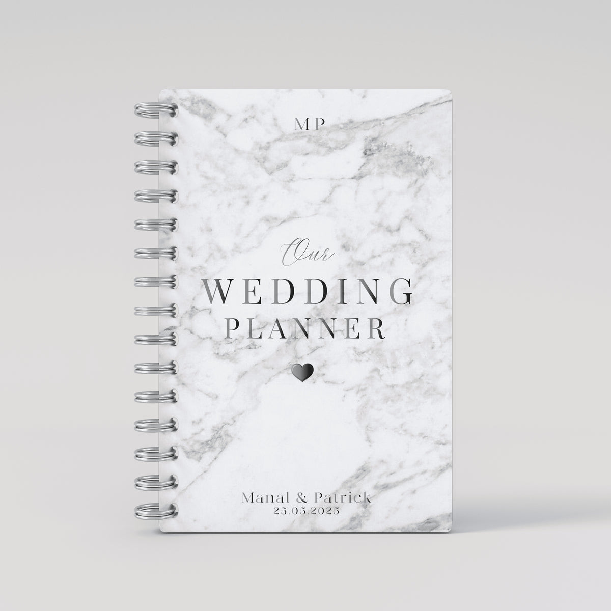 Our Wedding Planner - Silver Foil Wedding Planner