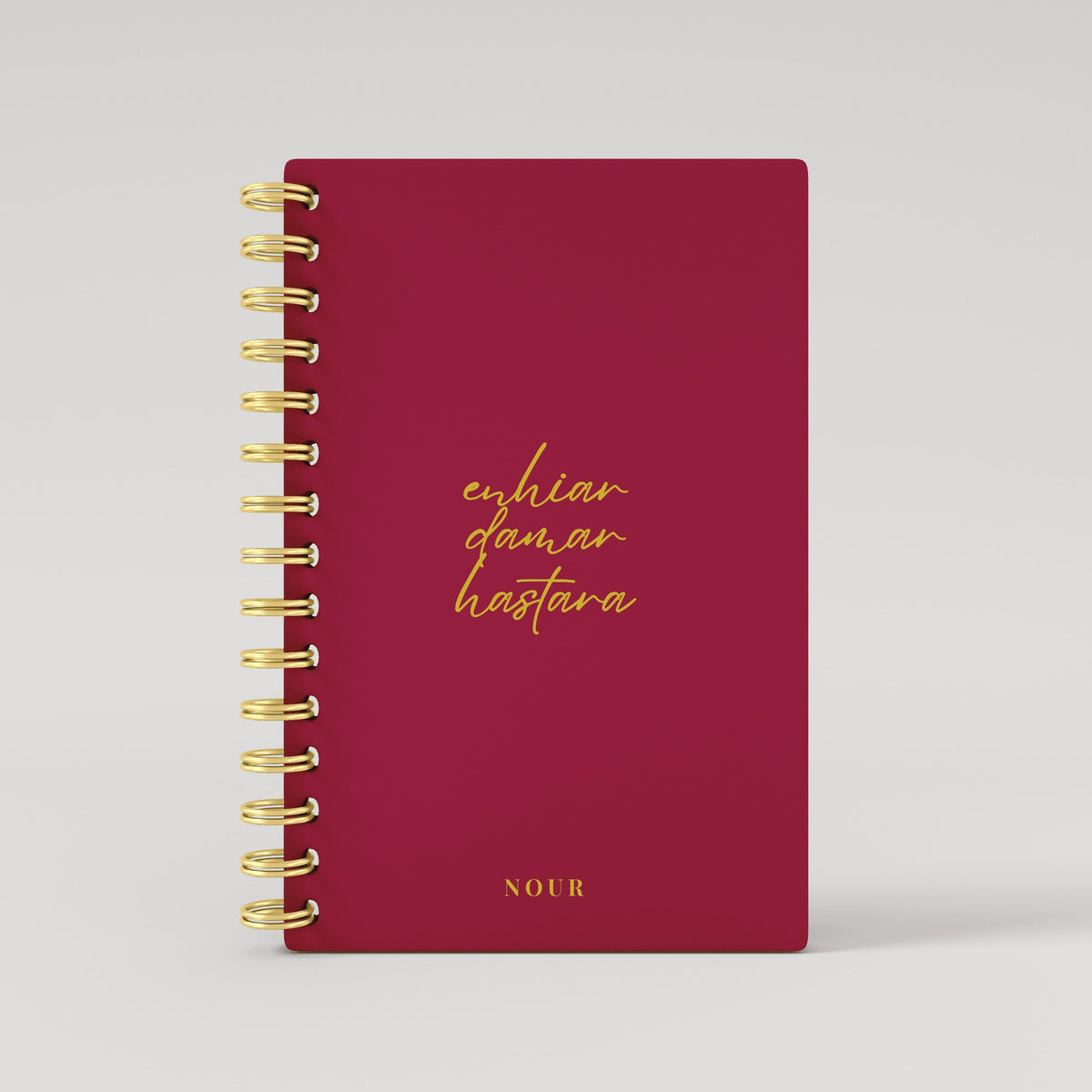 Leather Hastara Lined Notebook
