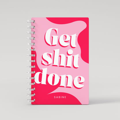 Get Shit Done Pink Weekly Agenda