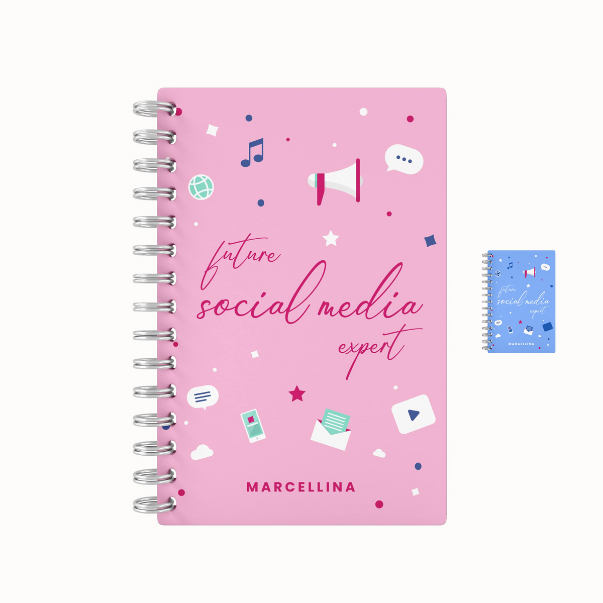 Future Social Media Expert Lined Notebook