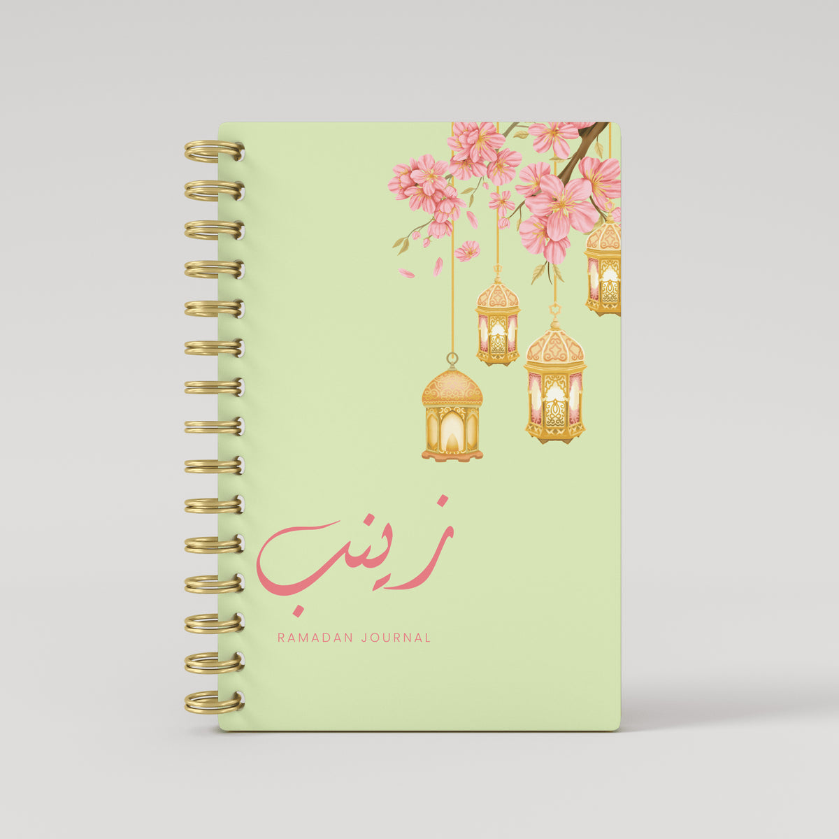 Lanterns Flower Green - Prayer Tracker