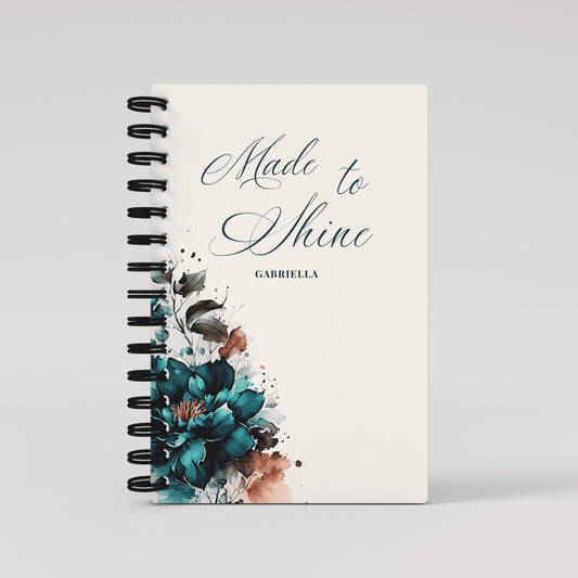 Aqua Flower 2024 Daily Planner