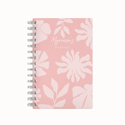 Abstract Leaves Undated Daily Planner