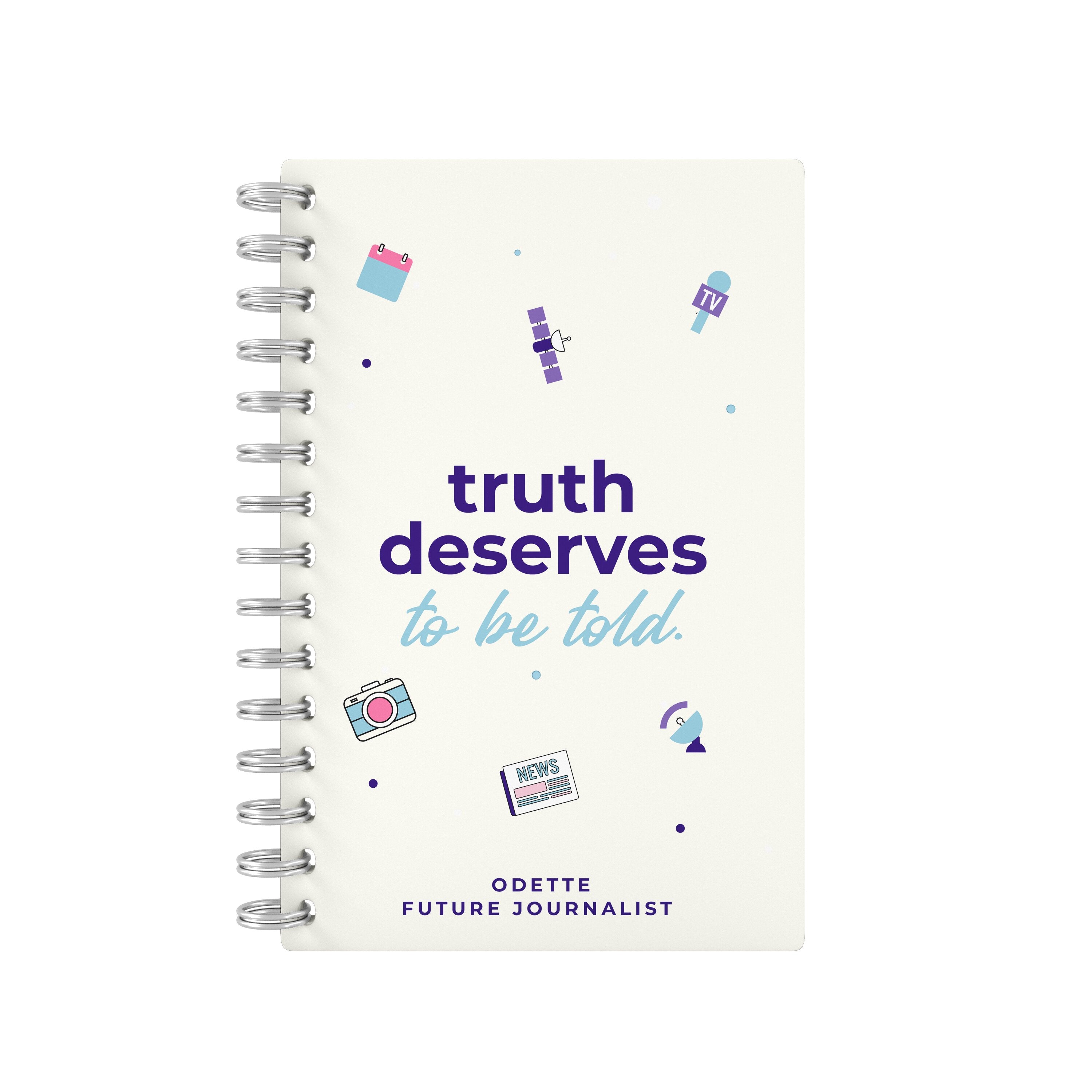 Future Journalist Quote - Student Planner