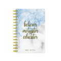 Marbel Mix Blue - Teacher Planner