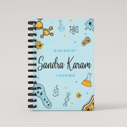 Biologist Loading Student Planner - Blue