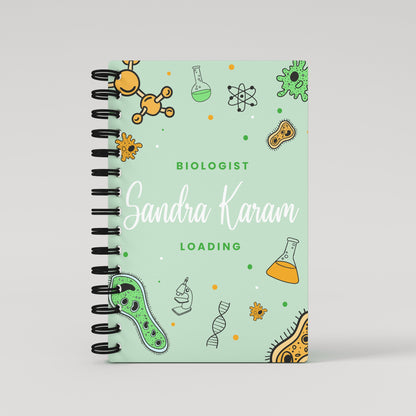 Biologist Loading Student Planner - Green