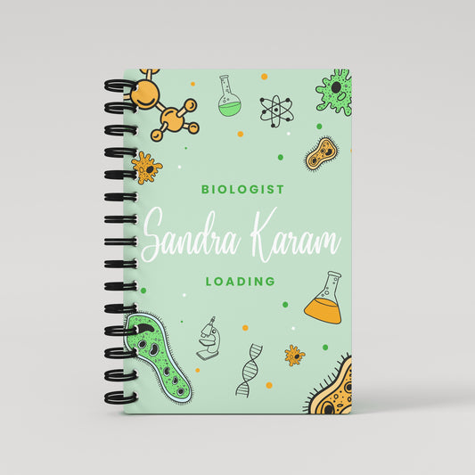 Biologist Loading Student Planner - Green