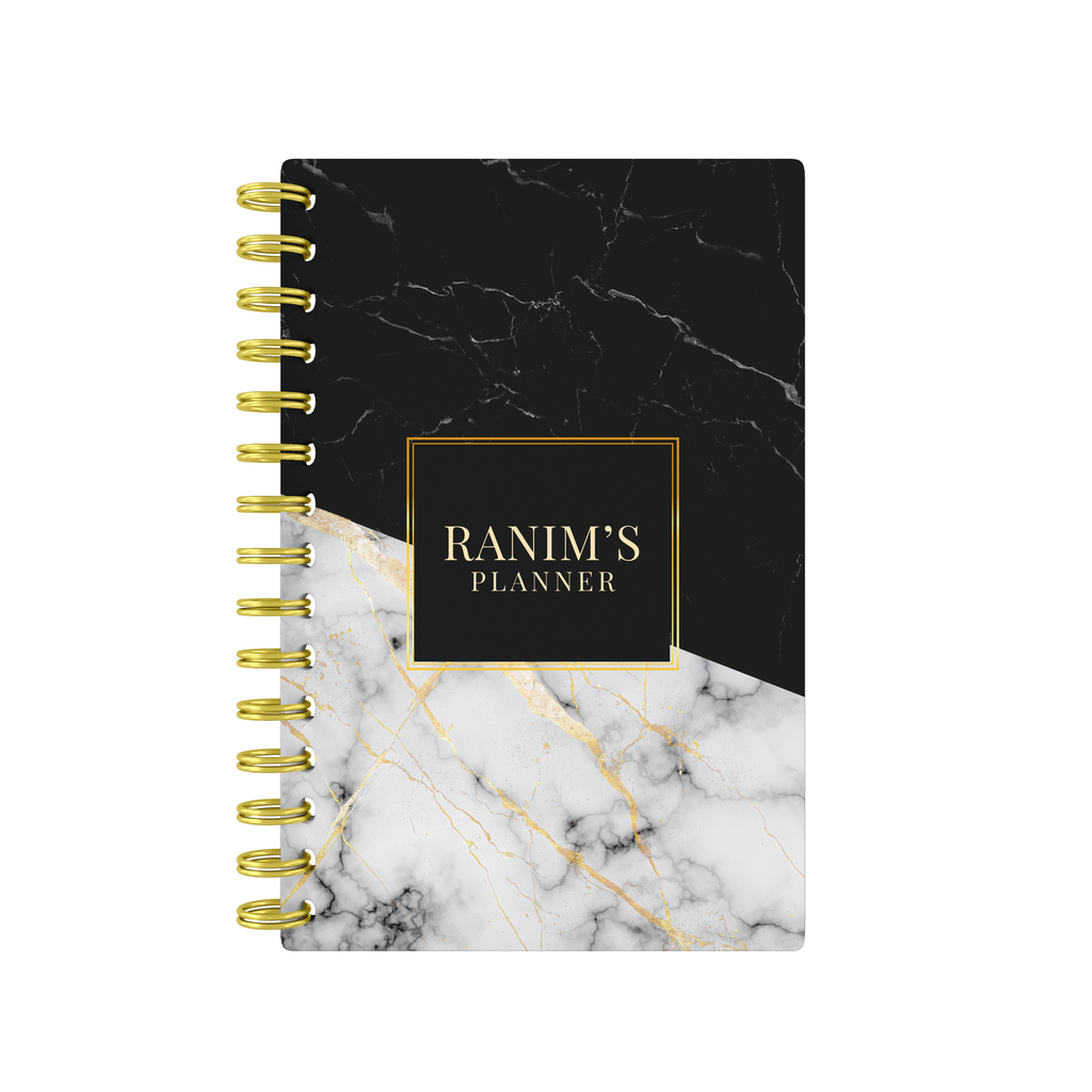 Marbel Mix Black - Teacher Planner