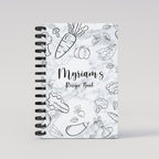 Veggies Sketches Recipe Book