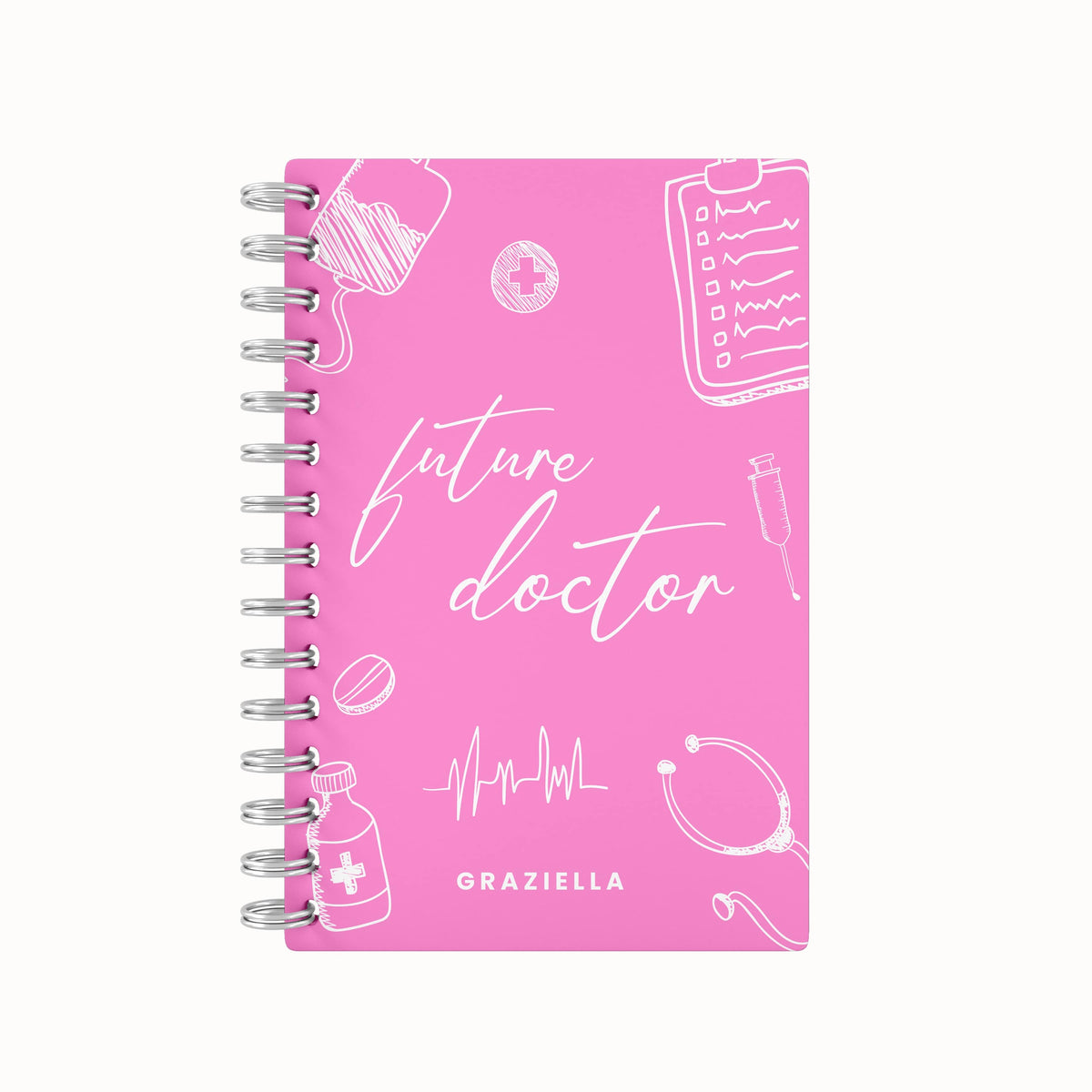 Future Doctor Theme Lined Notebook