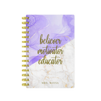 Marbel Mix Purple - Teacher Planner