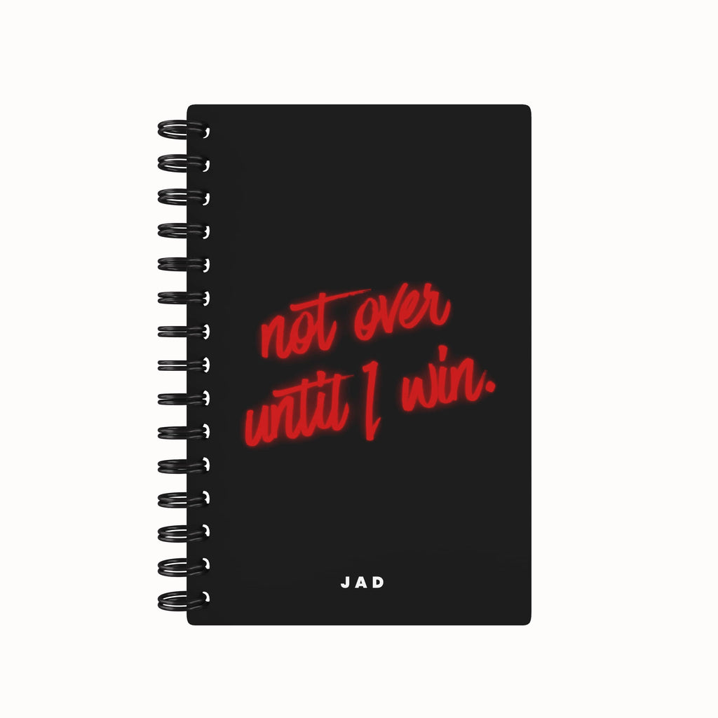 It's Not Over Lined Notebook