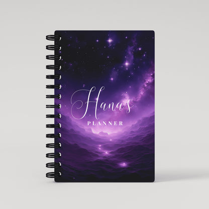 Purple Universe Name 2025 Daily Planner