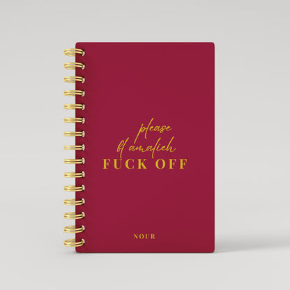 Please Bl Amalieh F*ck Off 2025 Weekly Planner