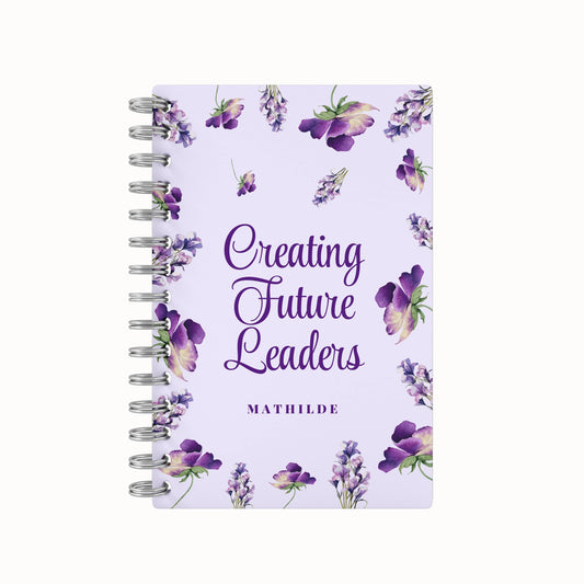 Purple Flowers - Teacher Planner