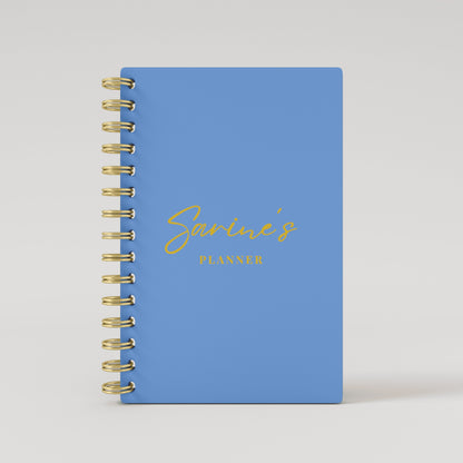 Name Solid Foil 2025 Weekly Planner