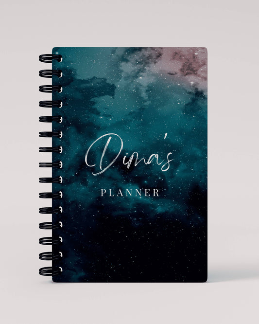Blue Galaxy Name 2024 Daily Planner