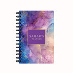 Purple Blue Marble 2026 Weekly Planner