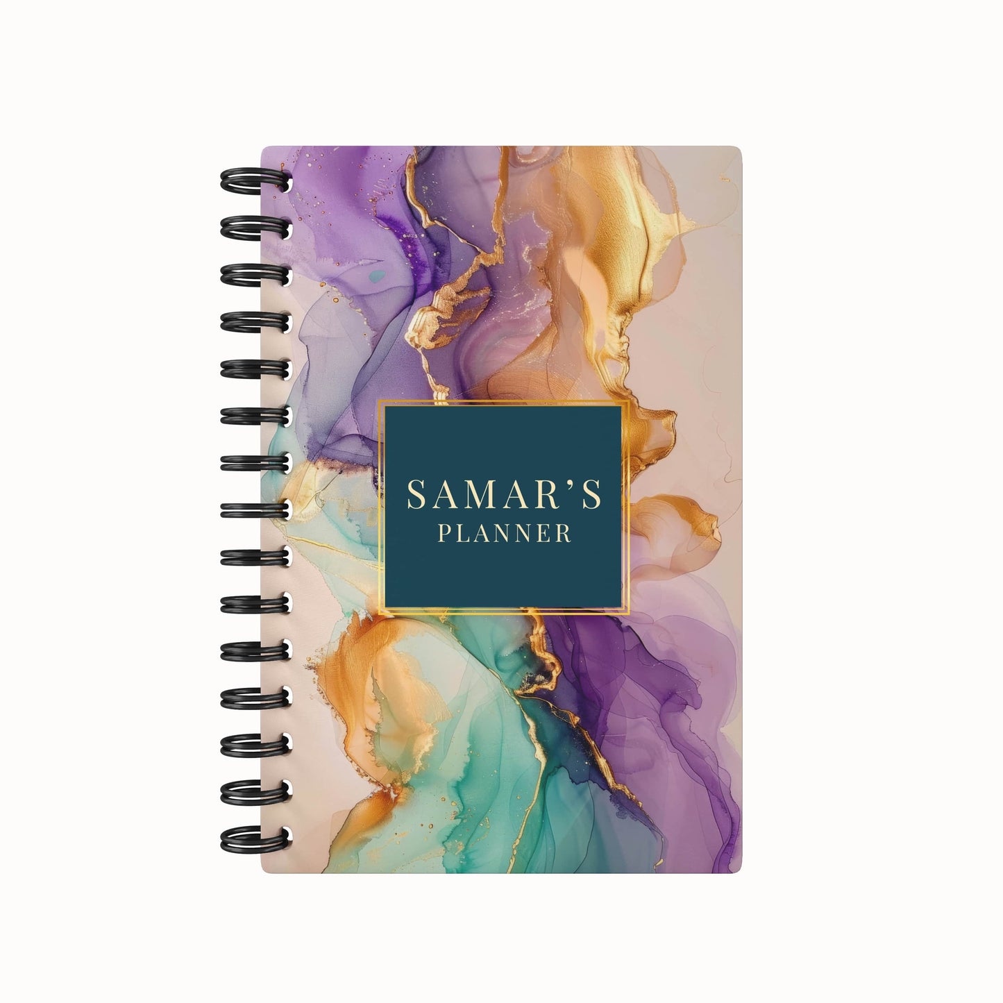Purple Green Marble - 2026 Daily Planner