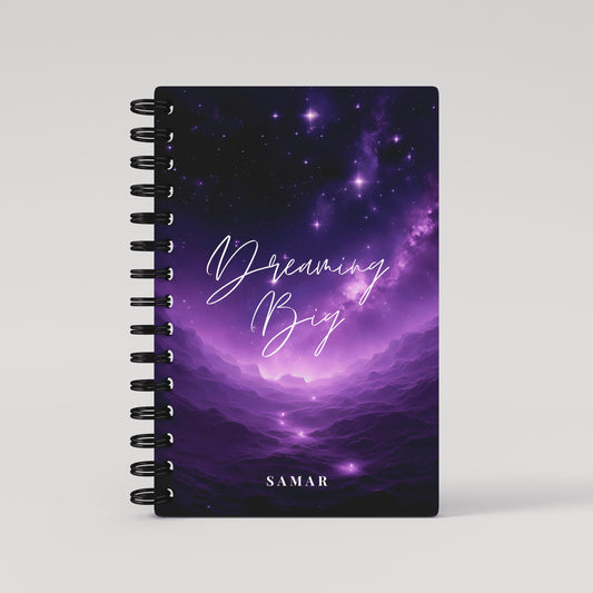 Purple Universe Quote 2025 Daily Planner