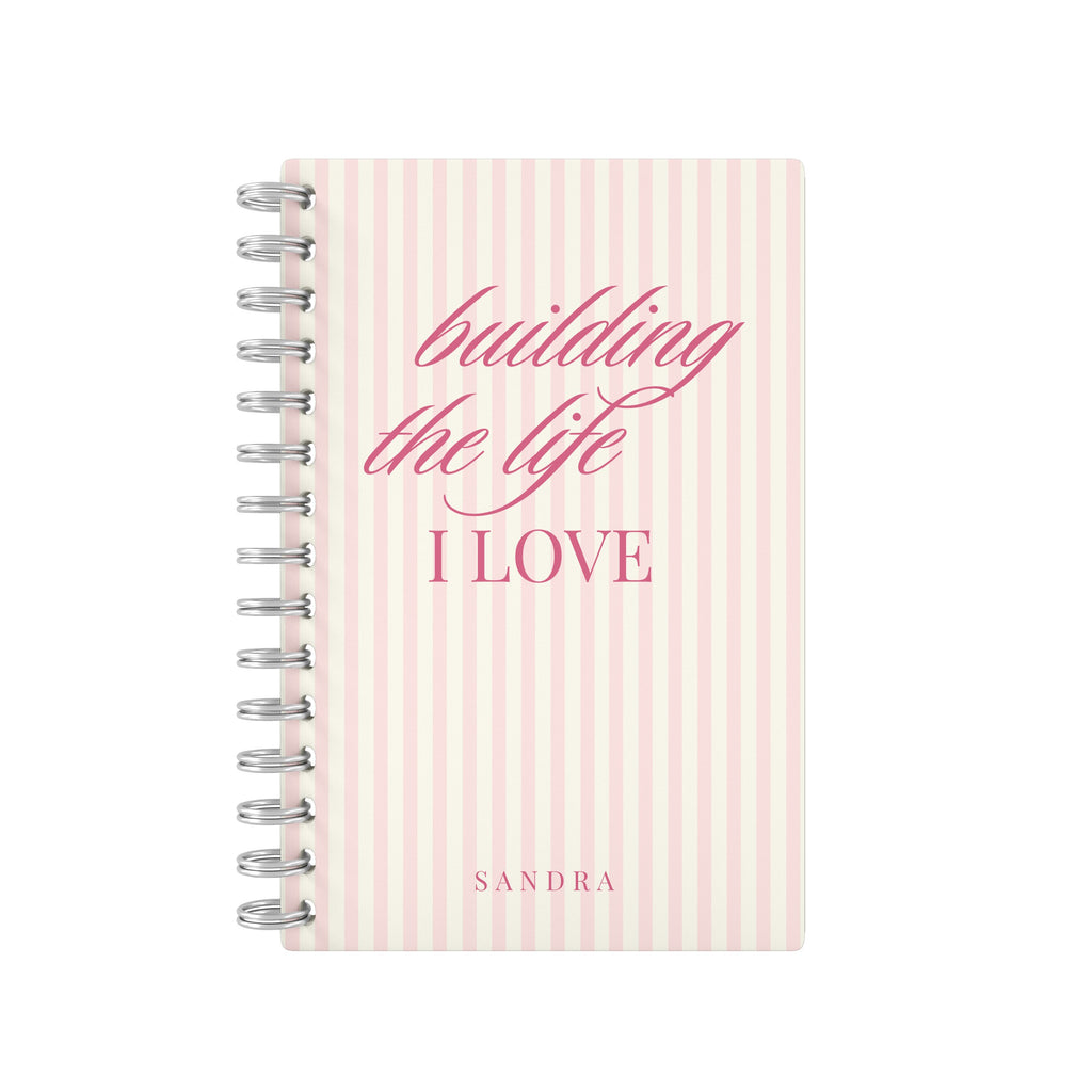 Building The Life I Love Coquette Pink - Student Planner