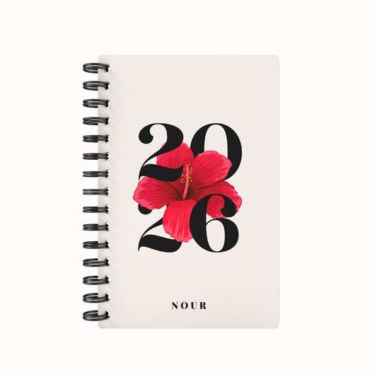 Blooming Red 2026 Weekly Planner